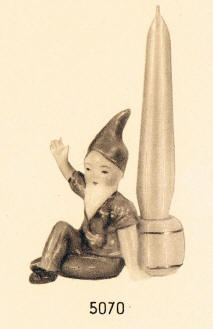 Gnome Candlestick Holder