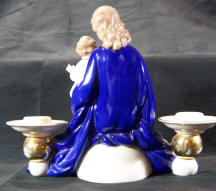 5211 Madonna & Baby Jesus Double Candleholder