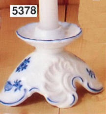 5378 Blue Onion Candleholder