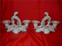 Pair of Double Candleholders