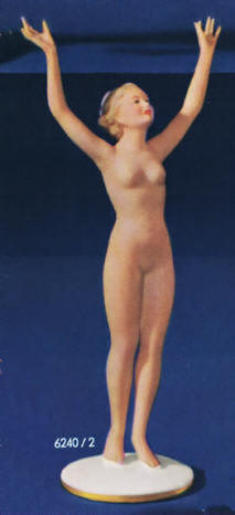6240/2 Nude standing with arms raised