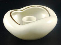 6837 Candleholder single in a bowl