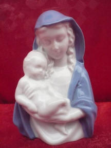 Madonna with Baby Jesus Bust