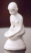 Gerold Porzellan Kneeling Nude holding bowl