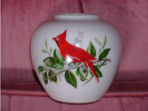 Cardinal Ginger Jar Vase