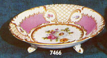 7466 footed plate