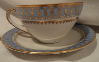 Blue  Pageant Cup & Saucer
