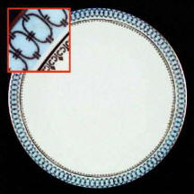 Blue Pageant Dinner Plate