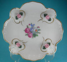 Plate with Raised Roses