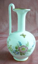 White Pitcher/Vase with flowers