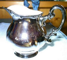 Silver plated Creamer