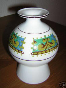 Art Deco Cylindrical Vase