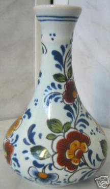 Delft Flower Vase