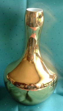 Gold Plated Vase