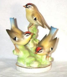 5411 Bird Trio on branches