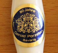85 Years Gerold Porzellan Bavaria Seal