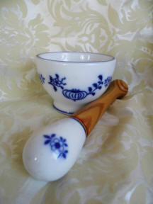 Blue Onion Mortar and Pestle
