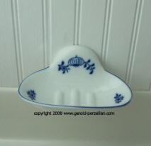 blue onion wall soap dish