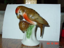 Gerold Porzellan Red-breasted Bird