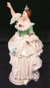 Dresden Lady with Green Bodice
